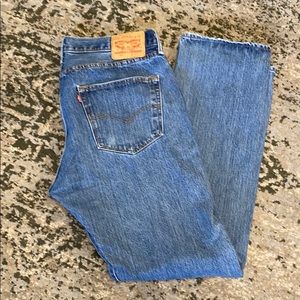 Levi Strauss 501 button fly jeans 36x32